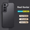 For Samsung Galaxy S23+ 5G wlons Magsafe Carbon Fiber Kevlar TPU Phone Case(Black)