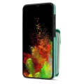 For Samsung Galaxy A13 5G / 4G Zipper Hardware Card Wallet Phone Case(Mint Green)