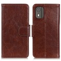 For Nokia C02 Nappa Texture Leather Phone Case(Brown)