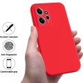 For Xiaomi Redmi Note 12 4G Global Pure Color Liquid Silicone Shockproof Phone Case(Red)