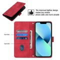 For Nokia G22 Skin-feel Embossed Leather Phone Case(Red)