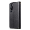 For Huawei P60 / P60 Pro AZNS Sheepskin Texture Flip Leather Phone Case(Black)