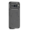 For Google Pixel 8 Pro Carbon Fiber Texture Shockproof TPU Phone Case(Black)
