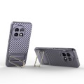 For OnePlus 11 5G Wavy Textured Phone Case (Purple)