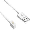 For Xiaomi Mi Band 8 Watch Magnetic Suction Charger USB Charging Cable, Length:1m(White)