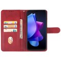 For Tecno Pop 7 Leather Phone Case(Red)