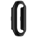 For Xiaomi Mi Band 8 PC + Tempered Glass Integrated Protective Watch Case(Black)