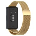 For Huawei Band 8 Milanese Metal Watch Band(Gold)