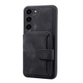For Samsung Galaxy S24 5G Skin Feel Dream RFID Anti-theft PU Card Bag Phone Case(Black)