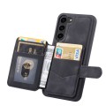 For Samsung Galaxy S24 5G Skin Feel Dream RFID Anti-theft PU Card Bag Phone Case(Black)