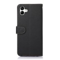 For Samsung Galaxy F14 5G KHAZNEH Litchi Texture Leather RFID Phone Case(Black)