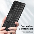 For Samsung Galaxy Z Fold4 5G integrated Shockproof Phone Case with Hinge(Black)