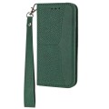For Samsung Galaxy A34 5G Woven Texture Stitching Magnetic Leather Phone Case(Green)
