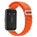 For Huawei Band 7 Loop Nylon Watch Band(Orange)