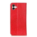 For Samsung Galaxy F14 5G Magnetic Crazy Horse Texture Leather Phone Case(Red)