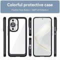 For Huawei Nova 11 Colorful Series Acrylic + TPU Phone Case(Black)