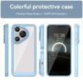For Huawei Pura 70 Colorful Series Acrylic + TPU Phone Case(Blue)