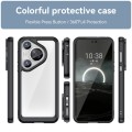 For Huawei Pura 70 Pro+ Colorful Series Acrylic + TPU Phone Case(Black)