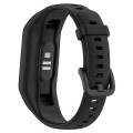 For Keep Band B2 Solid Color Integrated Silicone Watch Band(Black)
