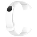 For Mambo Band 5 / 5S Solid Color Silicone Replacement Watch Band(White)