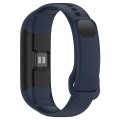For Mambo Band 5 / 5S Solid Color Silicone Replacement Watch Band(Midnight Blue)