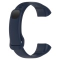For Mambo Band 5 / 5S Solid Color Silicone Replacement Watch Band(Midnight Blue)