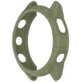 For Garmin Forerunner 265 Armor Hollow Watch Protective Case(Jungle Green)