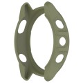 For Garmin Forerunner 265 Armor Hollow Watch Protective Case(Jungle Green)