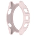 For Garmin Forerunner 265 Armor Hollow Watch Protective Case(Light Pink)