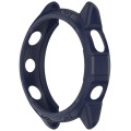 For Garmin Forerunner 265 Armor Hollow Watch Protective Case(Midnight Blue)