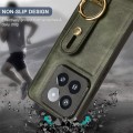 For Xiaomi 14 Pro Wristband Leather Back Phone Case(Green)