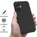 For OnePlus Nord CE 3 Lite Pure Color Liquid Silicone Shockproof Phone Case(Black)
