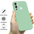 For Infinix Hot 12i Pure Color Liquid Silicone Shockproof Phone Case(Green)
