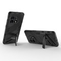 For OnePlus 11 5G Punk Armor 2 in 1 PC + TPU Shockproof Phone Case with Invisible Holder(Black)