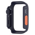 For Apple Watch Series SE 2 / 6 / SE / 5 / 4 44mm Tempered Film + PC Integrated Watch Protective Cas