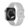 IW9 2.05 inch Square Screen Smart Watch Supports Bluetooth Calls/Blood Oxygen Monitoring(Silver)