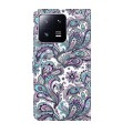 For Xiaomi 13T Pro 3D Painting Pattern Leather Phone Case(Swirl Pattern)