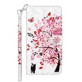 For Xiaomi 13T Pro 3D Painting Pattern Leather Phone Case(Cat Under The Tree)