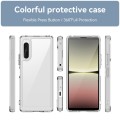 For Sony Xperia 10 V Colorful Series Acrylic + TPU Phone Case(Transparent)