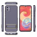 For Samsung Galaxy A04E Wavy Textured Phone Case (Purple)