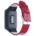 For Xiaomi Mi Band 7 Pro Leather Texture Replacement Watch Band(Red)