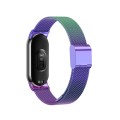 For Xiaomi Mi Band 8 Milanese Buckle Metal Watch Band(Colorful)