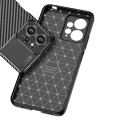 For Xiaomi Redmi Note 12 4G Global Carbon Fiber Texture Shockproof TPU Phone Case(Black)