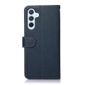 For Samsung Galaxy S24 5G KHAZNEH Litchi Texture Leather RFID Phone Case(Blue)