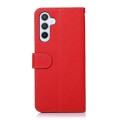 For Samsung Galaxy S24 5G KHAZNEH Litchi Texture Leather RFID Phone Case(Red)