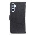 For Samsung Galaxy M34 5G KHAZNEH Cowhide Texture Horizontal Flip Leather Phone Case(Black)