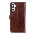 For Samsung Galaxy S23 FE 5G Retro Crazy Horse Texture Horizontal Flip Leather Phone Case(Brown)