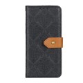For Samsung Galaxy S24 Ultra European Floral Embossed Leather Phone Case(Black)