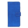 For Samsung Galaxy A35 5G Magnetic Crocodile Texture Leather Phone Case(Blue)
