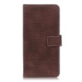 For Samsung Galaxy A55 5G Magnetic Crocodile Texture Leather Phone Case(Brown)